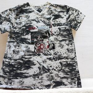 Original Gravity NYC short sleeve graphic t-shirt Man’s L black white red